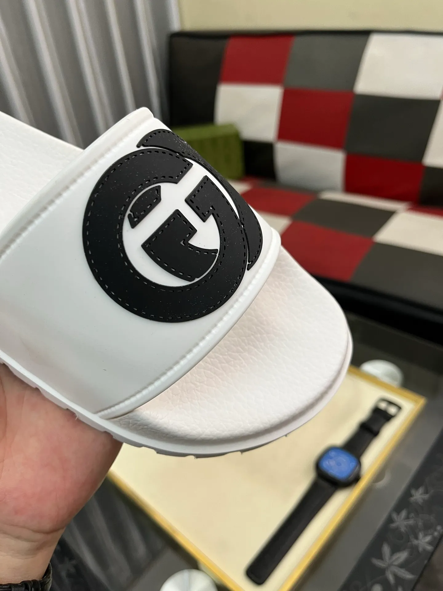 Men's men's shoes💰260⌚️⌚️ＧＵＣＣＩ.Gucci.Official website 1:1 popular slippers hot sale! Original original material 🩴 SIZE: 38-46 (45.46 non-refundable)